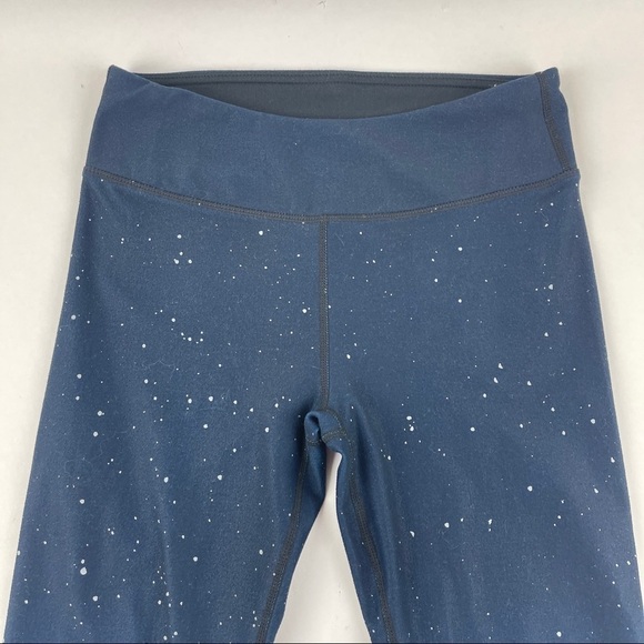 Fabletics Crop Leggings Womens Small Blue Ombre Space Pattern - Picture 4 of 10